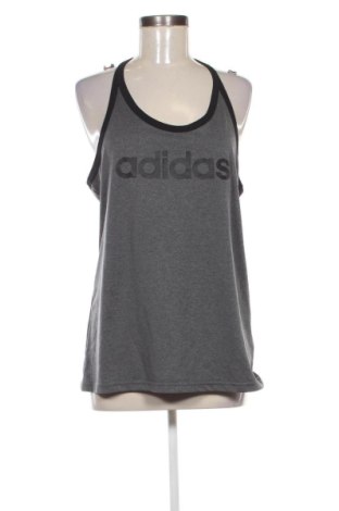 Дамски спортен топ Adidas, Размер L, Цвят Сив, Цена 17,39 €