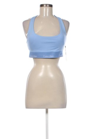 Damen Sporttop Calvin Klein, Größe M, Farbe Blau, Preis € 50,99