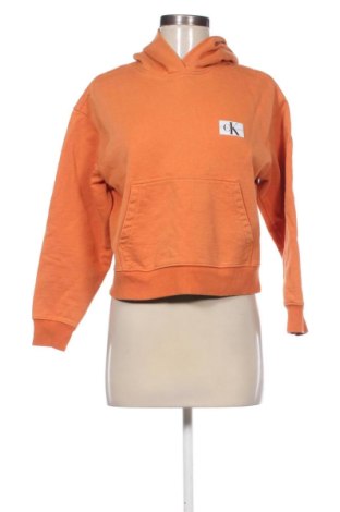 Dámská mikina  Calvin Klein Jeans, Velikost XS, Barva Oranžová, Cena  992,00 Kč
