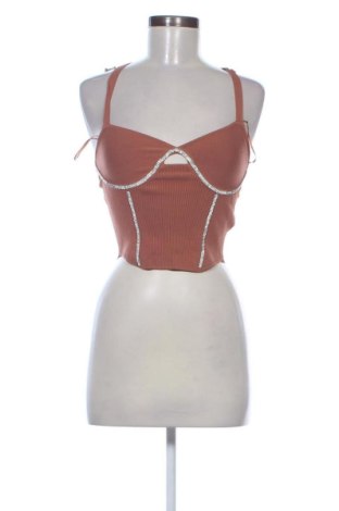 Damentop Bershka, Größe XS, Farbe Braun, Preis € 10,91