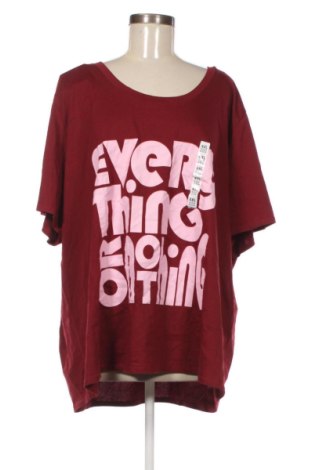 Damski top Kiabi, Rozmiar 4XL, Kolor Czerwony, Cena 78,99 zł