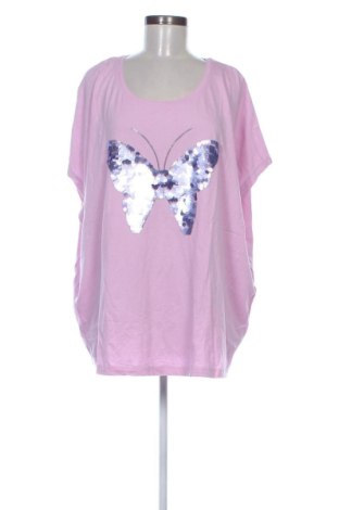 Γυναικείο τοπ Rainbow, Μέγεθος 4XL, Χρώμα Βιολετί, Τιμή 14,83 €
