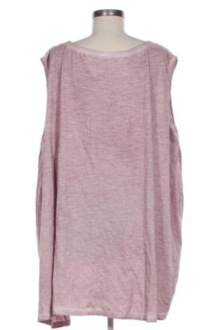 Γυναικείο τοπ Ulla Popken, Μέγεθος 5XL, Χρώμα Ρόζ , Τιμή 7,99 €