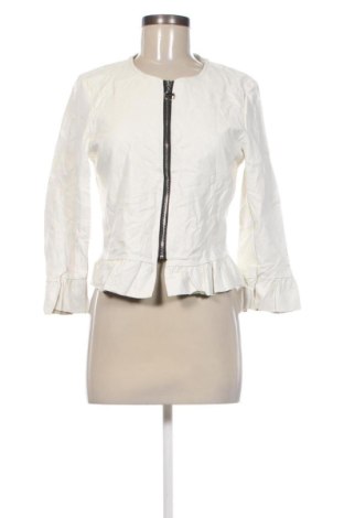 Γυναικείο δερμάτινο μπουφάν Alesya, Μέγεθος L, Χρώμα Λευκό, Τιμή 71,99 €