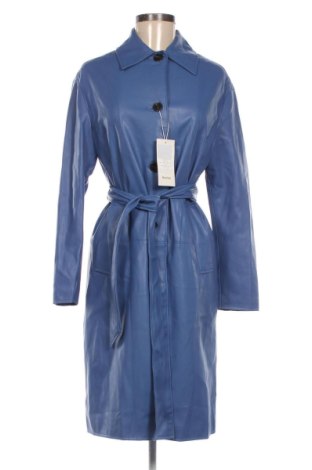 Dámska kožená bunda  Bershka, Veľkosť XS, Farba Modrá, Cena  47,57 €