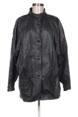 Γυναικείο δερμάτινο μπουφάν Canda, Μέγεθος L, Χρώμα Γκρί, Τιμή 22,17 €