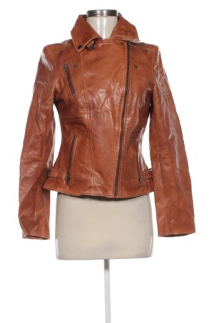 Γυναικείο δερμάτινο μπουφάν Cigno Nero, Μέγεθος M, Χρώμα Καφέ, Τιμή 117,99 €