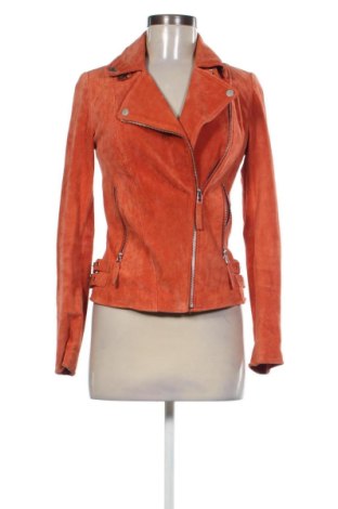 Damen Lederjacke Freaky Nation, Größe XS, Farbe Orange, Preis € 80,18