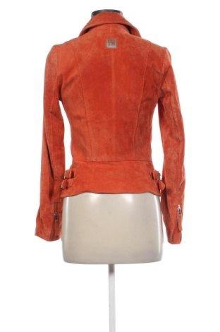 Damen Lederjacke Freaky Nation, Größe XS, Farbe Orange, Preis € 80,18