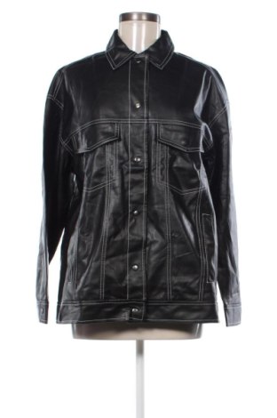 Γυναικείο δερμάτινο μπουφάν LENI KLUM x ABOUT YOU, Μέγεθος M, Χρώμα Μαύρο, Τιμή 85,99 €