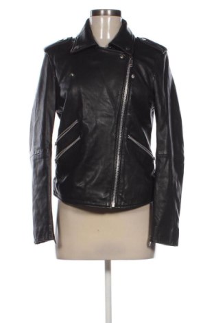 Geacă de piele pentru femei Mango, Mărime M, Culoare Negru, Preț 218,96 Lei