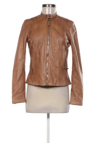 Geacă de piele pentru femei Massimo Dutti, Mărime XS, Culoare Maro, Preț 428,37 Lei