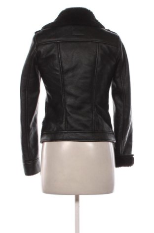 Дамско кожено яке Mohito, Размер XXS, Цвят Черен, Цена 29,73 €