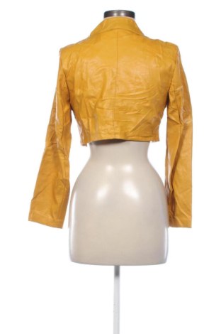 Γυναικείο δερμάτινο μπουφάν NEW COLLECTION, Μέγεθος L, Χρώμα Πορτοκαλί, Τιμή 24,99 €