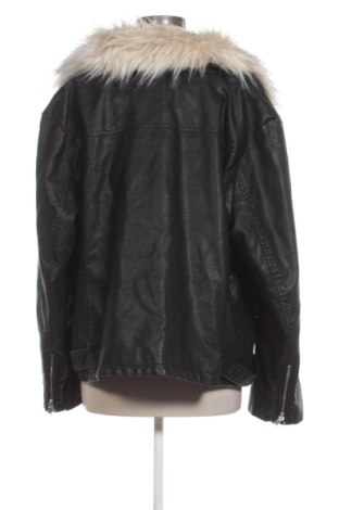 Γυναικείο δερμάτινο μπουφάν New Look, Μέγεθος XXL, Χρώμα Μαύρο, Τιμή 18,99 €