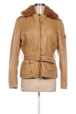 Damen Lederjacke Norton, Größe XL, Farbe Beige, Preis 80,00 €