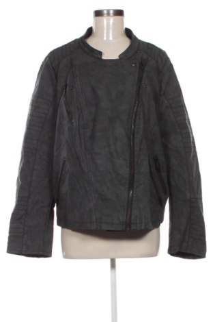 Γυναικείο δερμάτινο μπουφάν ONLY, Μέγεθος XXL, Χρώμα Γκρί, Τιμή 24,99 €