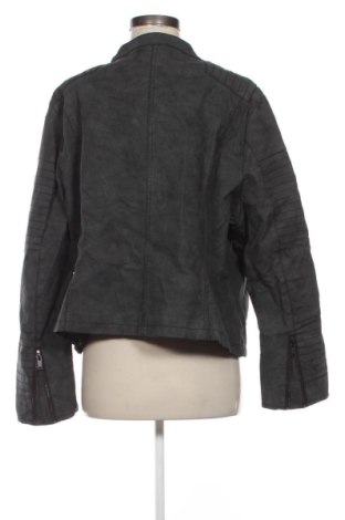 Γυναικείο δερμάτινο μπουφάν ONLY, Μέγεθος XXL, Χρώμα Γκρί, Τιμή 24,99 €