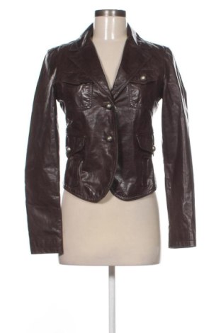 Дамско кожено яке Patrizia Pepe, Размер S, Цвят Кафяв, Цена 216,76 €