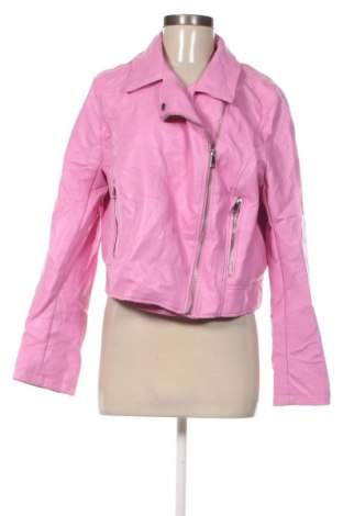 Γυναικείο δερμάτινο μπουφάν Primark, Μέγεθος XL, Χρώμα Ρόζ , Τιμή 17,99 €