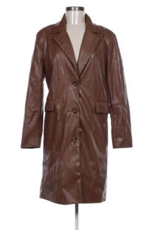 Damska kurtka skórzana SHEIN, Rozmiar S, Kolor Brązowy, Cena 160,75 zł