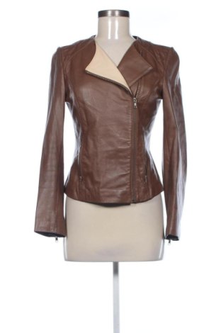 Дамско кожено яке Stefanel, Размер XS, Цвят Кафяв, Цена 130,16 €