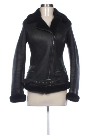 Дамско кожено яке Unbranded, Размер S, Цвят Черен, Цена 49,64 €