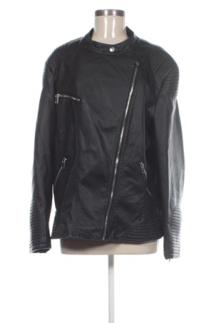 Дамско кожено яке Unbranded, Размер 3XL, Цвят Черен, Цена 29,67 €
