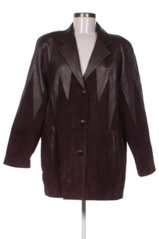 Дамско кожено яке Unbranded, Размер XL, Цвят Кафяв, Цена 49,60 €