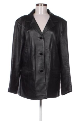Дамско кожено яке Unbranded, Размер 3XL, Цвят Черен, Цена 49,60 €