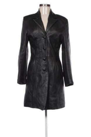 Дамско кожено яке Unbranded, Размер M, Цвят Черен, Цена 49,68 €