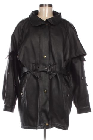 Дамско кожено яке Unbranded, Размер L, Цвят Черен, Цена 29,63 €