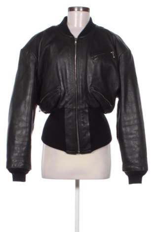 Дамско кожено яке Unbranded, Размер XS, Цвят Черен, Цена 94,23 €