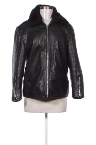 Дамско кожено яке Unbranded, Размер M, Цвят Черен, Цена 91,25 €