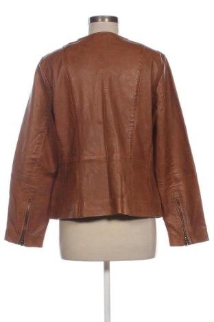 Damen Lederjacke Violeta by Mango, Größe M, Farbe Braun, Preis € 41,99