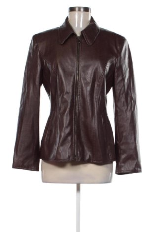 Γυναικείο δερμάτινο μπουφάν Viventy by Bernd Berger, Μέγεθος M, Χρώμα Καφέ, Τιμή 30,00 €