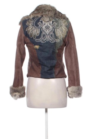 Damska kurtka skórzana W LES FEMMES BY BABYLON, Rozmiar M, Kolor Kolorowy, Cena 675,17 zł