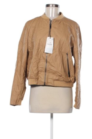 Dámská kožená bunda  Zara, Velikost L, Barva Hnědá, Cena  1 429,00 Kč