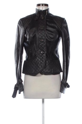 Γυναικείο δερμάτινο μπουφάν Zara, Μέγεθος L, Χρώμα Γκρί, Τιμή 45,51 €