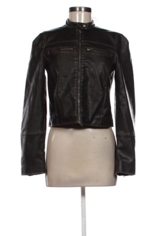 Γυναικείο δερμάτινο μπουφάν Zara, Μέγεθος S, Χρώμα Καφέ, Τιμή 21,00 €