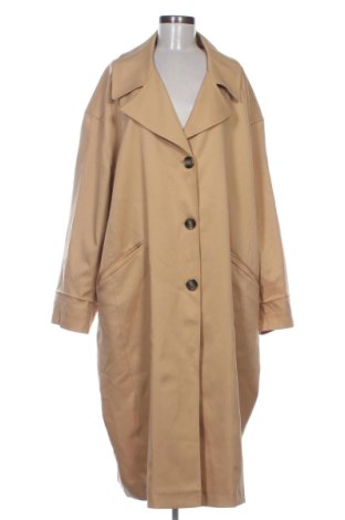 Damski płaszcz Studio Untold by Ulla Popken, Rozmiar 4XL, Kolor Brązowy, Cena 262,99 zł