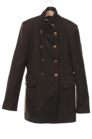 Dámský kabát  Zara, Velikost XS, Barva Zelená, Cena  992,00 Kč