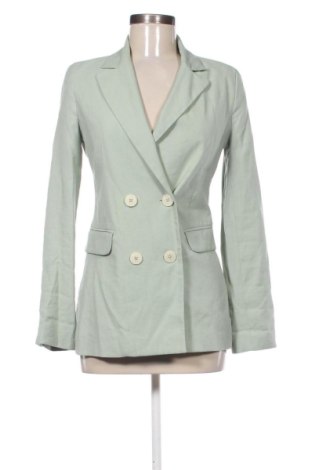Дамско сако Bershka, Размер XS, Цвят Зелен, Цена 20,45 €