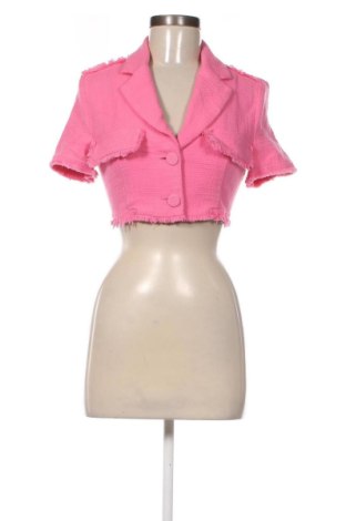 Γυναικείο σακάκι Bershka, Μέγεθος S, Χρώμα Ρόζ , Τιμή 29,99 €