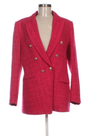 Sacou de femei Zara, Mărime L, Culoare Roz, Preț 179,45 Lei