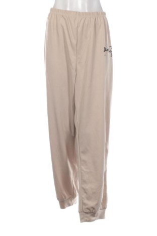 Pantaloni trening de femei SHEIN, Mărime 3XL, Culoare Bej, Preț 78,20 Lei