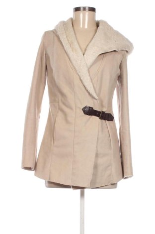 Γυναικείο μπουφάν Bershka, Μέγεθος S, Χρώμα  Μπέζ, Τιμή 29,73 €