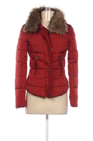 Γυναικείο μπουφάν Bershka, Μέγεθος XS, Χρώμα Κόκκινο, Τιμή 30,00 €