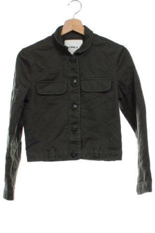 Γυναικείο μπουφάν ONLY, Μέγεθος XS, Χρώμα Πράσινο, Τιμή 20,99 €