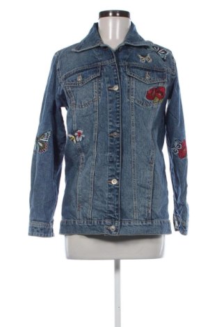 Γυναικείο μπουφάν Stradivarius, Μέγεθος S, Χρώμα Μπλέ, Τιμή 15,99 €